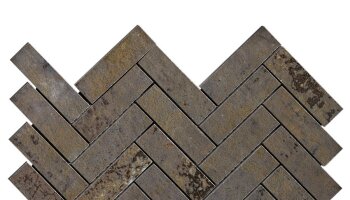 Artile Herringbone Mosaic Tile 10.03