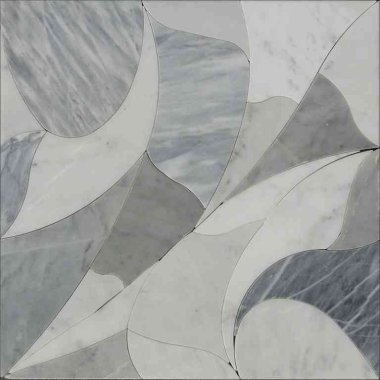 Waterjet Picasso 4 12" x 12" - White, Gray