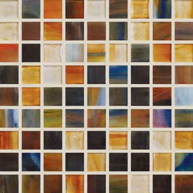 Gemstone Glass Mosaic Tile 5/8" x 5/8" - K20023