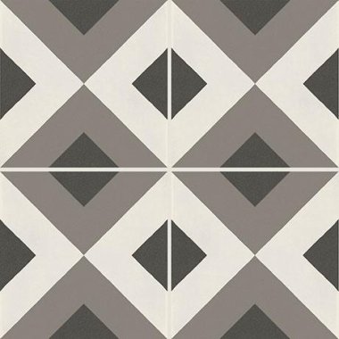 D_segni Tile Double Diamond Deco 8" x 8" - M0UP Chalk, Mud, Midnight and Sand Blend