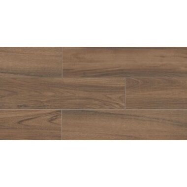 Mt. Royale Wood Look Porcelain Tile 6" x 36" - Gunstock