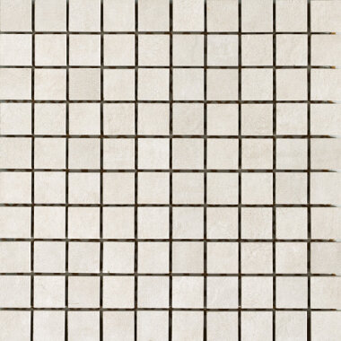 Icon Tile Mosaic 1" x 1" - Bone White