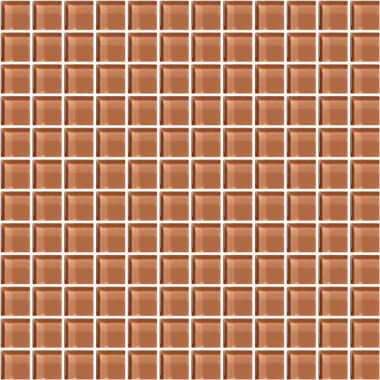 Color Appeal Tile Mosaic 1" x 1" - Brandied Melon