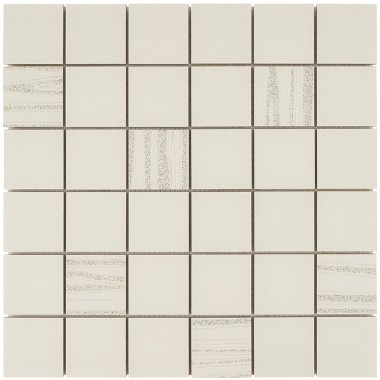 Sia Mosaic Tile 11.81" x 11.81" - Pearl