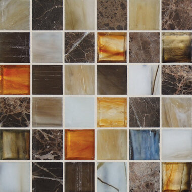 Earth and Art Mosaic Tile 1" x 1" - SG2013