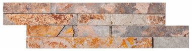 Slate Tile Wall Cladding 4" x 14" - Rust
