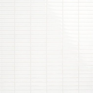 Crystal Stacked Tile 12" x 12" - Super White