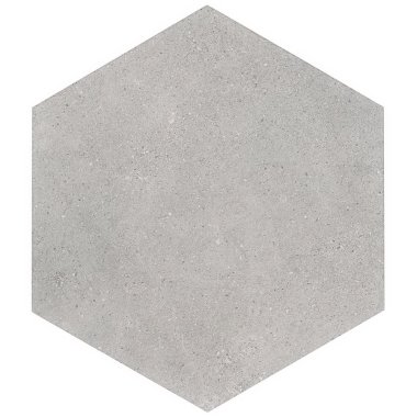 Piaka Hexagon Tile 13" x 14" - Cement Gray