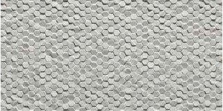 Geostone Esagonetta Decoro Tile 12" x 24" - Grigio