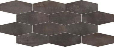 Interno Tile Losanga Mosaic 12" x 24" - Dark