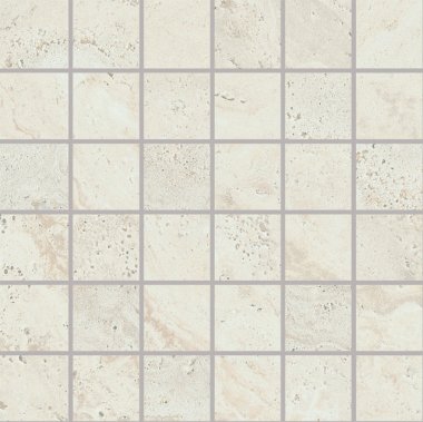 Provenza Unique Travertine 2" x 2" Mosaic Tile 11.8" x 11.8" - White Minimal