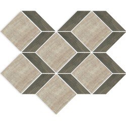 Carrara Select Tizano Mosaic Tile Matte 10" x 12" - Carrara Paonazzo