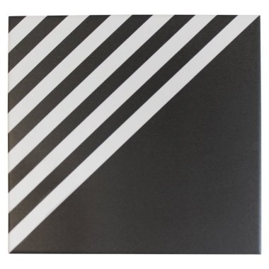 Film Decor Tile 8" x 8" - Stripe Negative