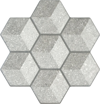 Cube Tile 18" x 18" - Grey