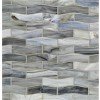 Agate Bari Silk Zing 1X4 Mosaic 12" x 12" - Bari