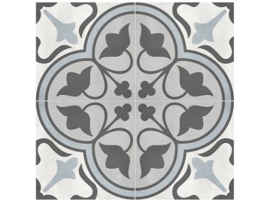 Form Clover Deco Tile 8" x 8" - Tide