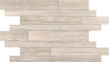 Eramosa Tile Random Strip Mosaic - Clay