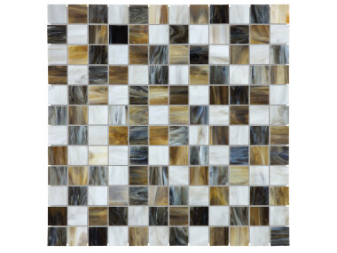 Baroque 1" x 1" Mosaic Tile 12" x 12" - Corallo