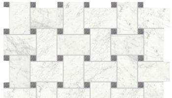 I Marmi Tile Basketweave Mosaic 12