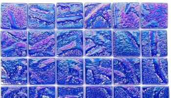 Aqueous Iridescent Square Tile 11.75