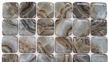 Glass Tile Square Mix Mosaic 12