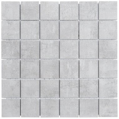 Runway Mosaic Tile 11.87" x 11.87" - Fog