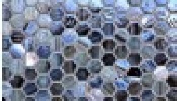 Agate Abruzzo Pearl 1 X 1 Hexagon Mosaic 12