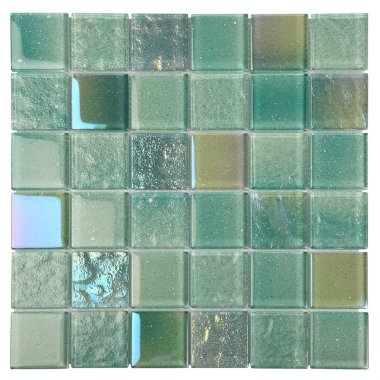 Pixie Dust Mosaic Tile 11.73" x 11.73" - Green