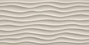 3D Wall Design Dune Tile 16" x 32" - Sand