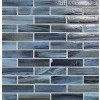 Agate Portofino Pearl 1 X 4 Brick Mosaic Oj 12" x 12" - Portofino