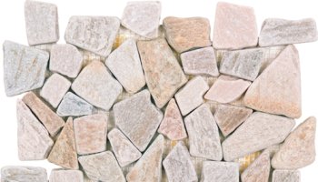 Quartzite Stone Tile Mosaic Interlocking 12