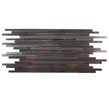 Art Lava Slim Tile 9.84" x 19.68" - Metallic iron