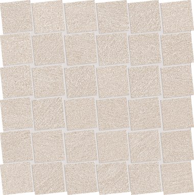 Stonetalk 2"x2" Mosaico Dado Tile 12" x 12" - Sand Minimal