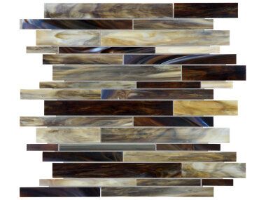 Baroque Random Strip Mosaic Tile - Paradiso