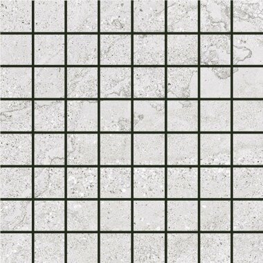 Chamonix 1.4" x 1.4" Mosaic Tile 12" x 12" - Bianco