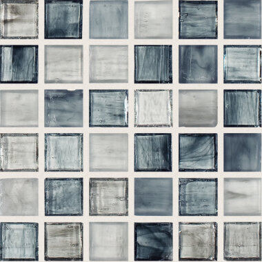 Blended Ice Glass Tile 1" x 1" - JM0241