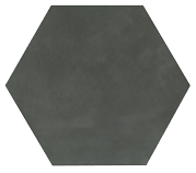 Moroccan Concrete Hex Tile 8" x 8" - Charcoal MC57