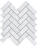 Eon Tile Herringbone 1" x 4" - Carrara