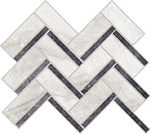 Centuries / Panarea Tile Freccia - Antique Florence/Black