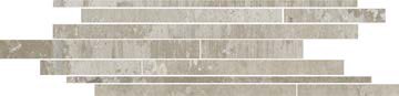 Contemporary Tile Linear Mosaic 6" x 18" - Grey