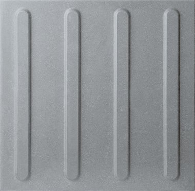 Tactile Bar Tile 12" x 12" - Cultured Grey
