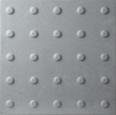 Tactile Dome Tile 12" x 12" - Cultured Grey