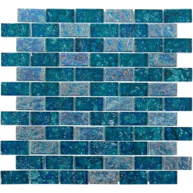Aqueous Brick Tile 11.75" x 11.75" - Laguna