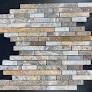 Marble Stone Tile Baguette Mosaic 12" x 12" - Royal Vein