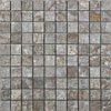 Quartzite Tile Mosaic 1" x 1" - Grey