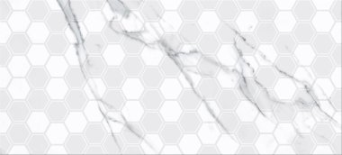 Luxury Tile Hexagono 10" x 22" - Statuario