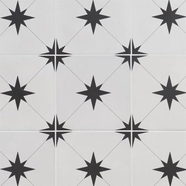 Levant Decor Tile 9" x 9" - Blanco