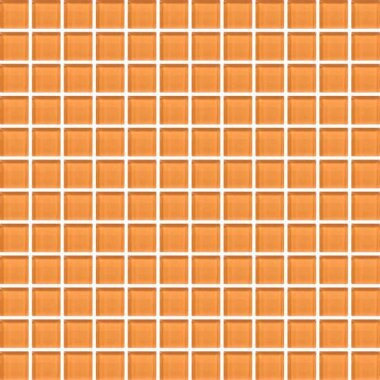 Color Appeal Tile Mosaic 1" x 1" - Orange Peel