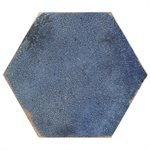 Oken Hexagon Tile 9" x 10" - Blue