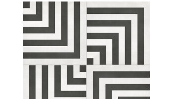 Form Monochrome Geo Deco Tile 8